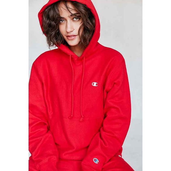 champion red sweatsuit